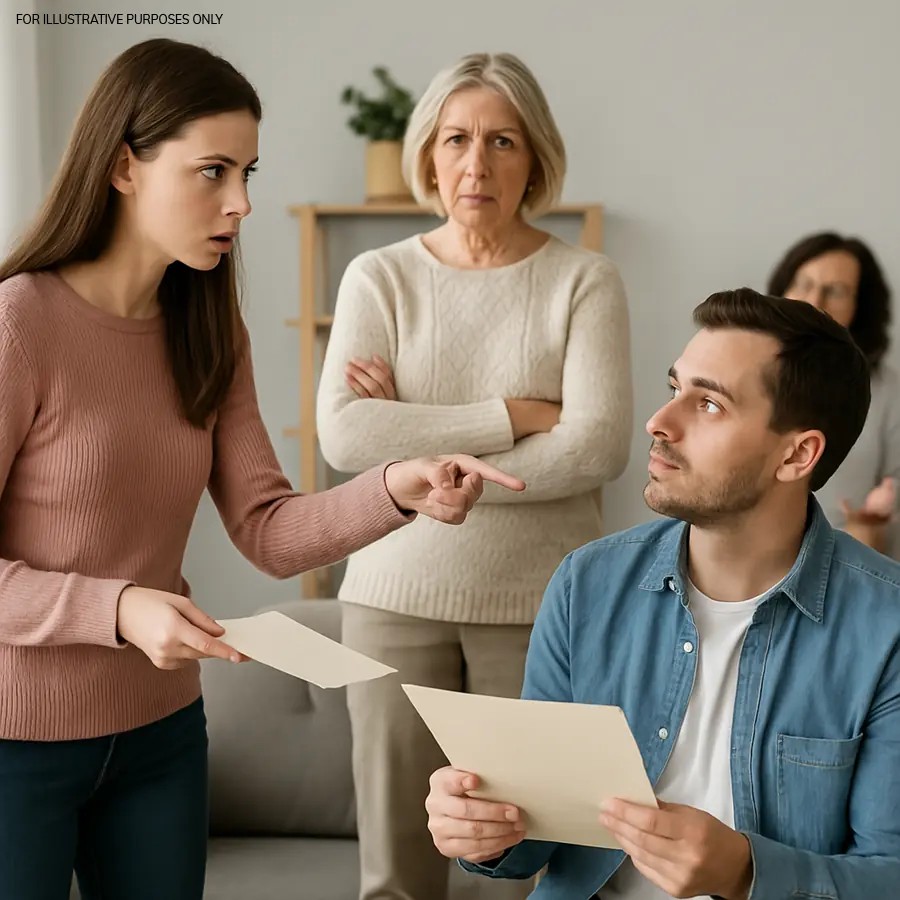 Mi esposo y su madre intentaron regalarle nuestro apartamento a su hermana: la respuesta de mi madre puso fin a la discusión al instante.