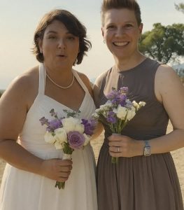 Organicé la boda de una mujer rica y, el día del evento, mi esposo salió de la limusina del novio — Historia del día