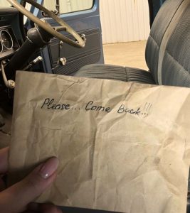 Dad Never Let Me Touch His Truck, but the Day I Opened It, I Found a Note inside That Read: ’Please Come Back’ – Story of the Day