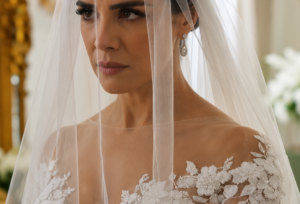 La novia bajó el ramo en silencio… y la familia descubrió que la boda era una trampa