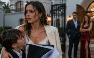 Cuando su esposo intentó comprar el divorcio con 250 millones y dijo “ese niño no es normal”, ella solo tomó la mochila de su hijo y se fue bajo la lluvia; nadie imaginó que dentro de la carpeta había una firma falsa, un diagnóstico manipulado y una traición familiar a punto de explotar.