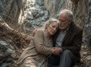 Mi hijo nos empujó al barranco por la herencia… pero mi esposo fingió morir para grabar su peor confesión