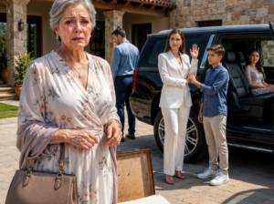 La dejaron fuera de la fiesta para llevar a la amante de su esposo… pero nadie imaginó que ella era la dueña de todo