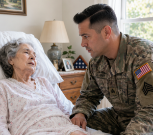 Regresó del Ejército y halló a su madre encerrada… su esposa ya tenía listo el manicomio y la venta de la casa