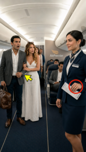 Subió al avión con su amante rumbo a Cancún… y la azafata que les sonrió era la esposa que él creía tonta
