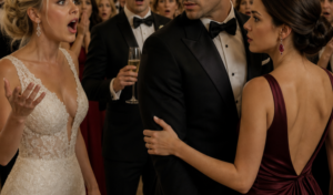 **Mi exmarido me invitó a su boda para verme llegar sola. Así que contraté a un actor para que fingiera ser mi pareja… pero cuando la novia lo vio a mi lado, su rostro perdió todo el color.**
