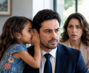 LA HIJA DE 7 AÑOS DE LA EMPLEADA VIO UNA LUZ DETRÁS DE UN CUADRO EN LA MANSIÓN… Y DESCUBRIÓ EL SECRETO DE LAS 2 PERSONAS EN QUIENES EL MILLONARIO MÁS CONFIABA