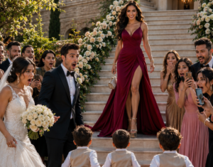 La madre de su ex la invitó a la boda para verla humillada… pero el novio se quedó sin aire cuando ella entró con 3 niños idénticos a él