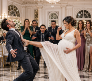 EMBARAZADA DE 8 MESES, SU ESPOSO LLEVÓ A SU AMANTE AL BABY SHOWER… PERO A LAS 2:00 LA MANSIÓN QUEDÓ RODEADA