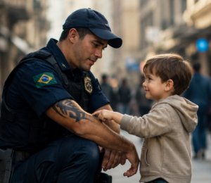 El niño del albergue vio el tatuaje del policía y susurró: «Mi papá tenía uno igual»… lo que descubrió rompió 5 años de silencio familiar