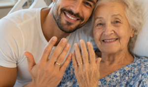 Historia completa: Una anciana me pidió que me casara con ella porque era el último deseo que quería cumplir antes de morir. Después de su fallecimiento, su abogado puso en mis manos una vieja bolsa de hospital que había conservado durante años y me dijo: «Ella te eligió por una razón que todavía no conoces».
