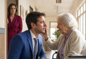 Fui a un asilo pensando que solo entregaría un cheque, pero una anciana olvidada acarició mi cara y dijo: “Eres igual a tu padre”. En vez de hacer preguntas, tomé su medalla, abrí un expediente sellado desde hacía 40 años y descubrí que la mujer que me crió había construido mi fortuna sobre una desaparición.