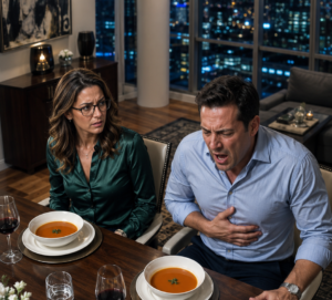 Regresé antes de tiempo y descubrí que mi esposo llevaba semanas preparando mi caída mientras mi propia hermana soñaba con ocupar mi lugar. Esa noche lo vi verter algo en mi sopa y sonreír mientras decía: “Cuando ella desaparezca, todo esto será nuestro”. No hice una escena: cambié los platos y llamé a mi abogada. Pero el mensaje que apareció después en su teléfono reveló que el dinero no era el único motivo.