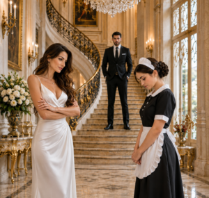 **«¡Lárgate de mi casa!» La esposa del magnate humilló a la empleada… sin saber que su hijo era la prueba del secreto que todos habían enterrado*