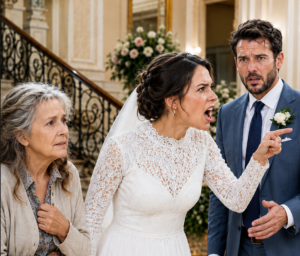 Volví a nuestro ático una hora después de mi boda y vi a mi suegra tirada en el suelo mientras mi esposo brindaba con su padre. Él me soltó: ‘En esta familia, lo que pasa dentro se queda dentro’. Sin gritar, le fracturé tres dedos y saqué a mi suegra al hospital. Entonces mi primo abrió su portátil y dijo que mi boda nunca fue por amor.