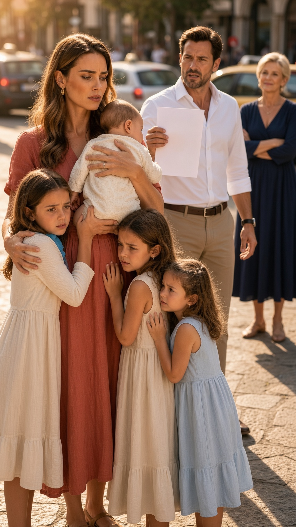 Mientras yo todavía me recuperaba del parto, mi esposo ya había preparado el divorcio, las maletas de nuestras cuatro hijas y hasta una lista para repartirse los muebles. “Te vas hoy”, me dijo convencido de que la casa era suya. Yo abracé a mi recién nacida y respondí con calma: “La casa es mía”. Pero la escritura no era el único secreto que estaba a punto de destruir sus planes.